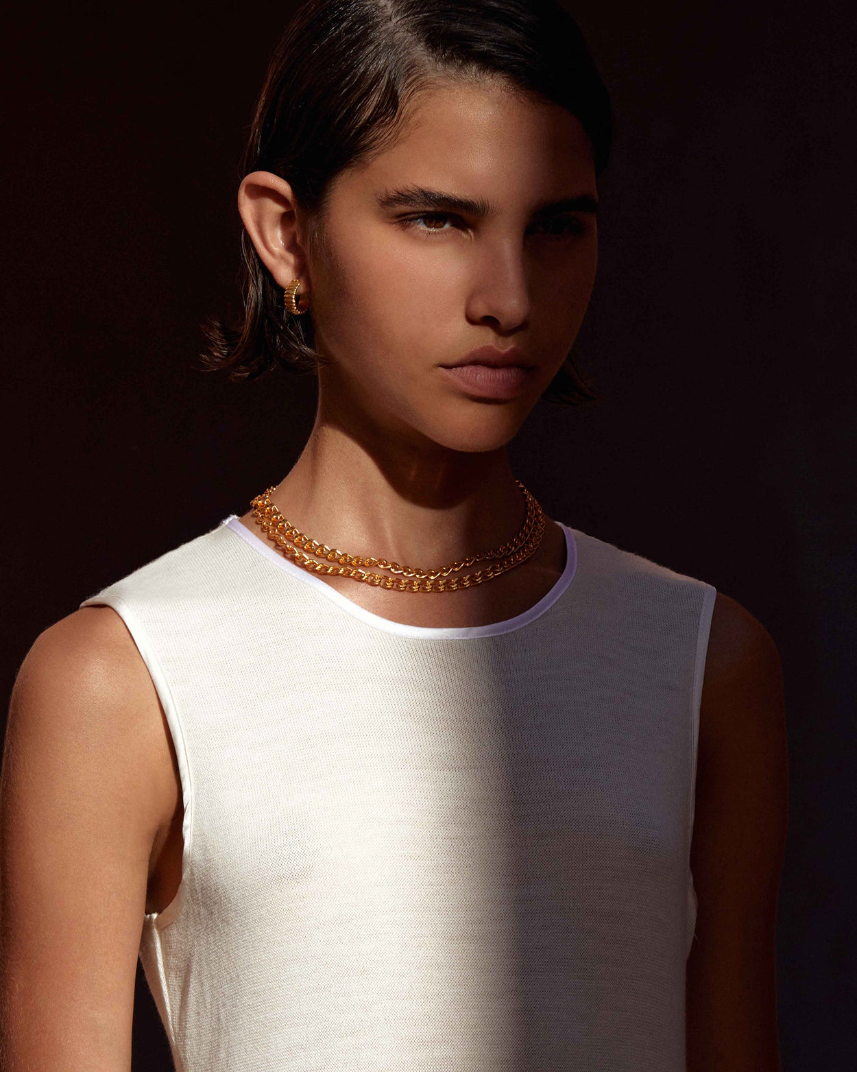 CISCO HOOPS (18K GOLD PLATED) IMAGE 6