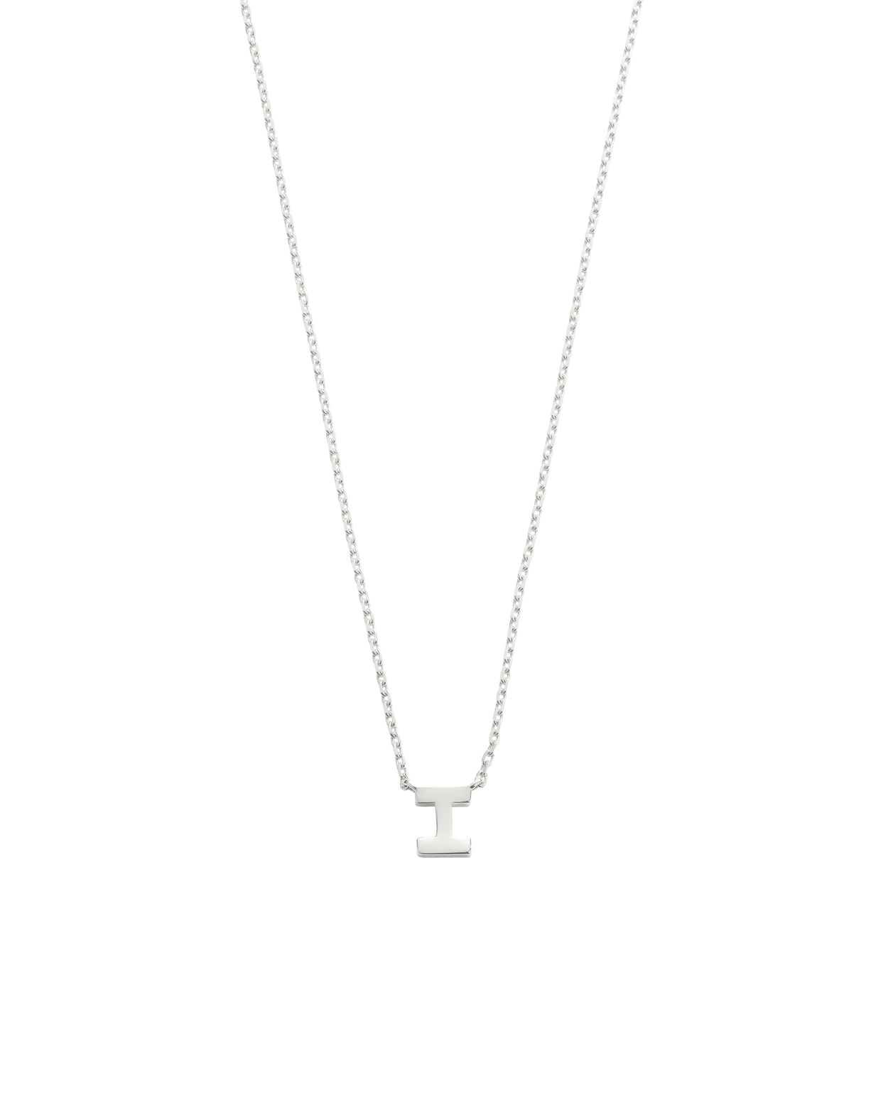 PETITE INITIAL NECKLACE (STERLING SILVER) IMAGE 14