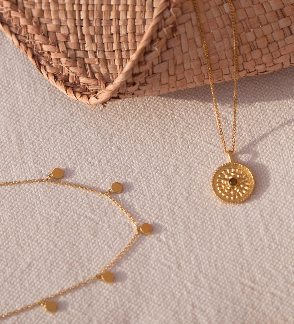 TRAVEL STORIES NECKLACE (18K GOLD PLATED) IMAGE 4