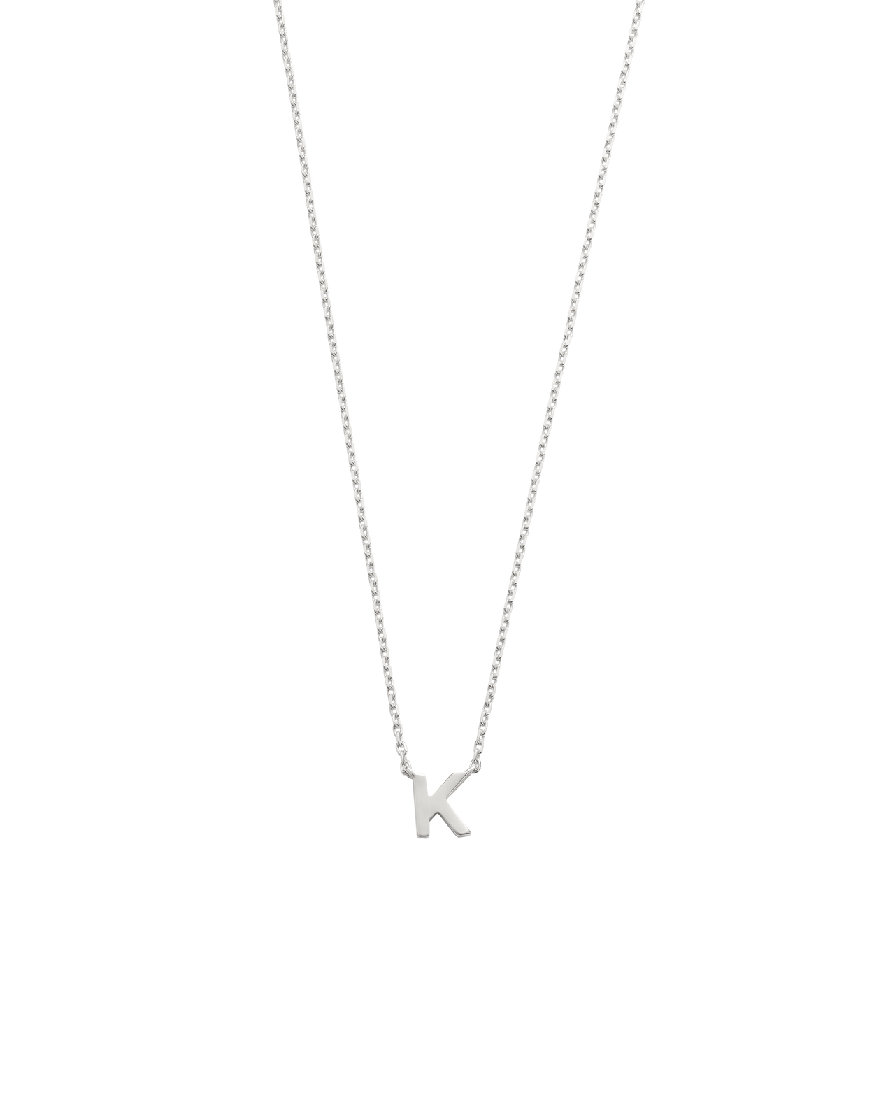 PETITE INITIAL NECKLACE (STERLING SILVER) IMAGE 16