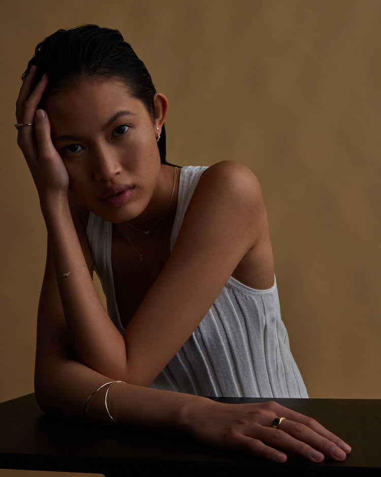 VALENCIA TOPAZ HOOPS (9K GOLD) IMAGE 2