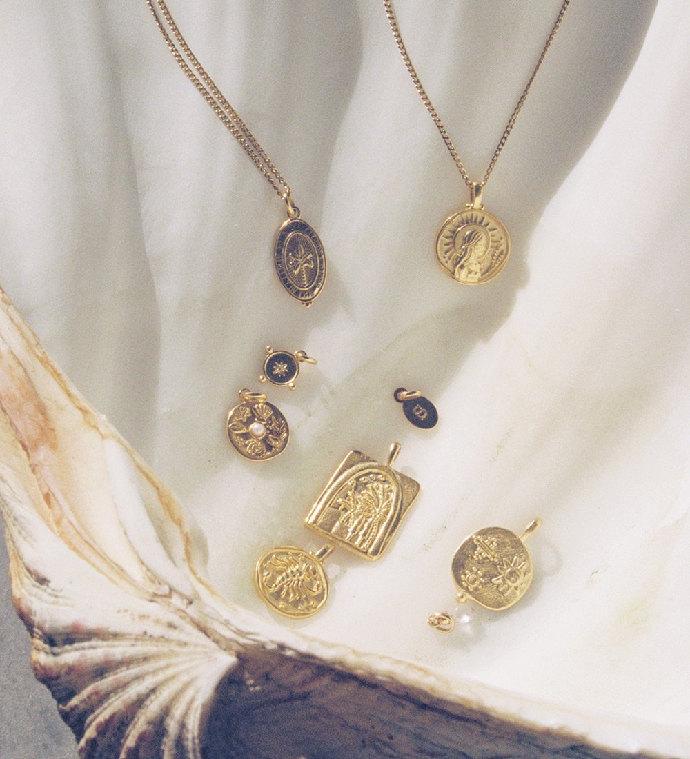 INITIAL A-Z (18K GOLD VERMEIL) IMAGE 6