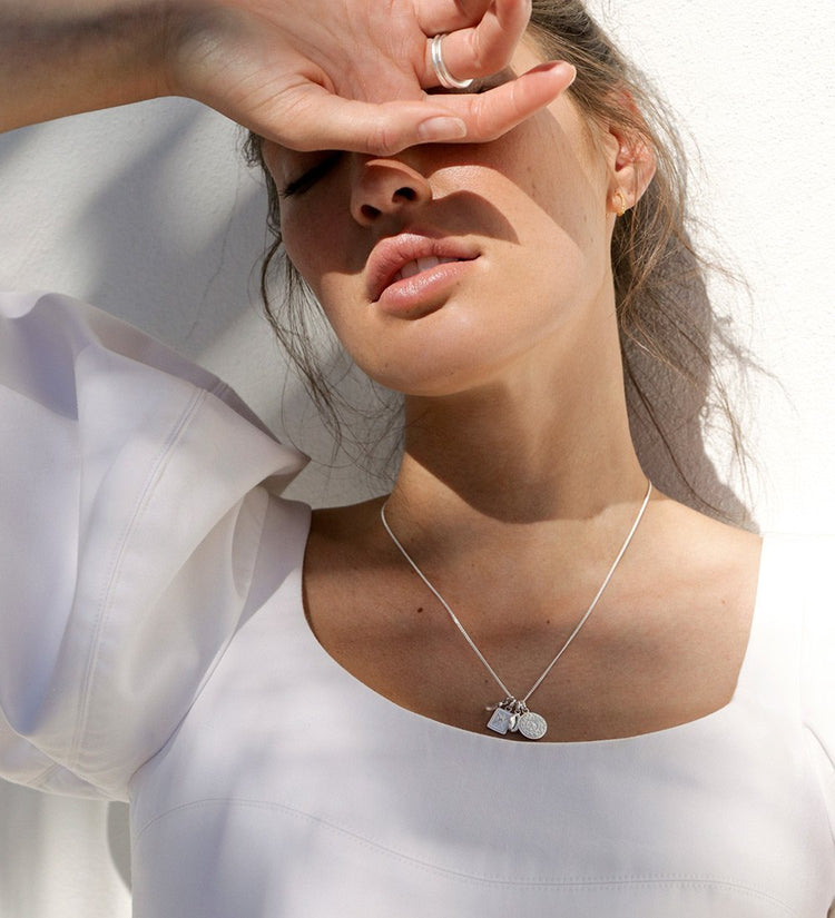 ROSE QUARTZ GEMSTONE (STERLING SILVER) IMAGE 2