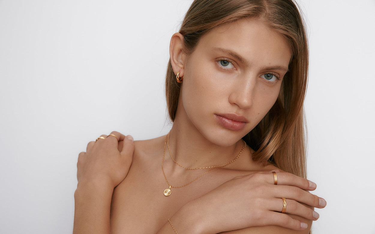 WANDER COIN NECKLACE (18K GOLD VERMEIL)