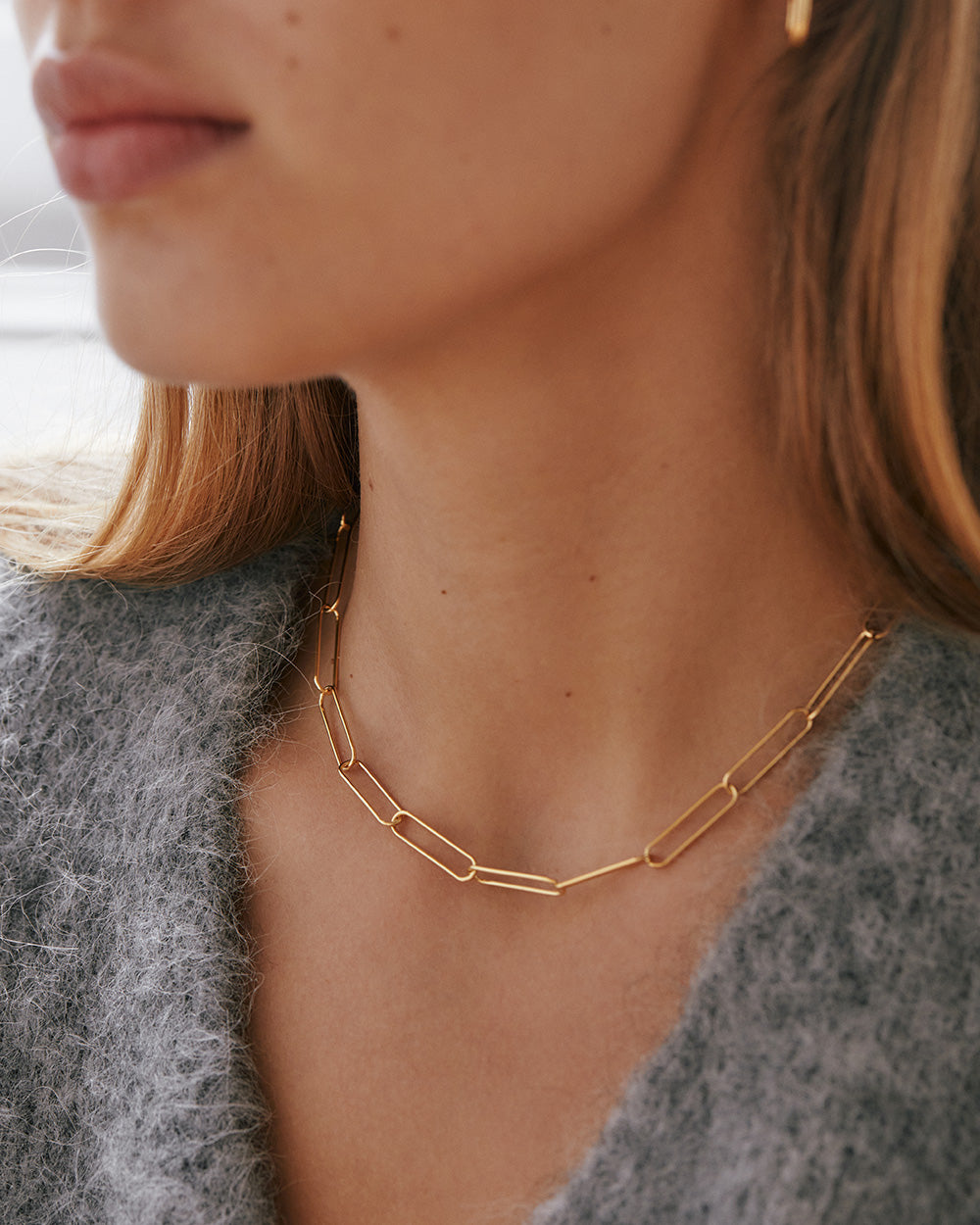 ROAM CHAIN NECKLACE (18K GOLD PLATED) IMAGE 3