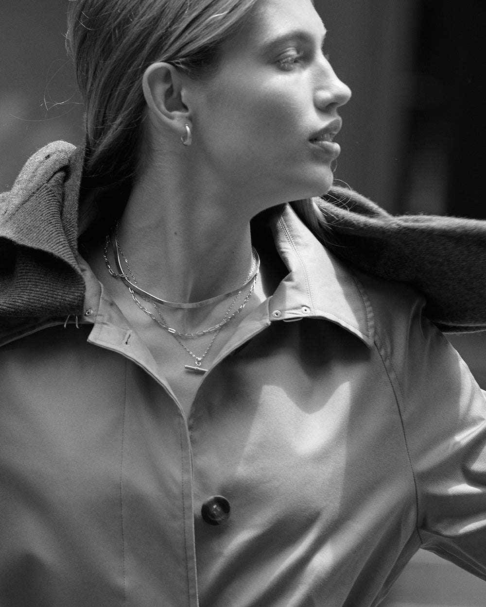 RUE CHAIN NECKLACE (STERLING SILVER) IMAGE 3