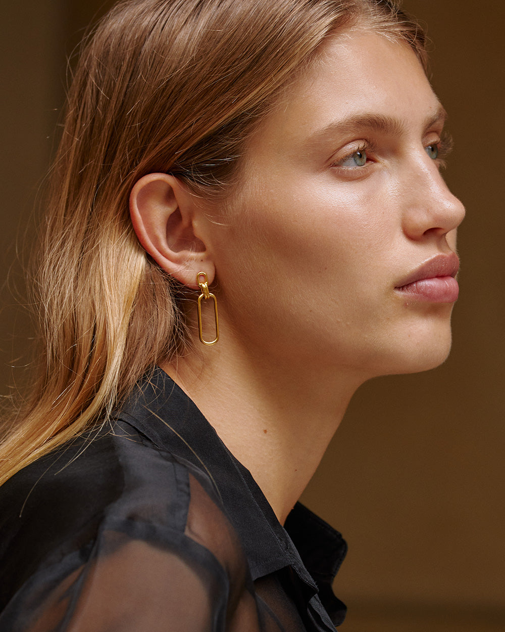 ROAM EARRINGS (18K GOLD PLATED) IMAGE 6