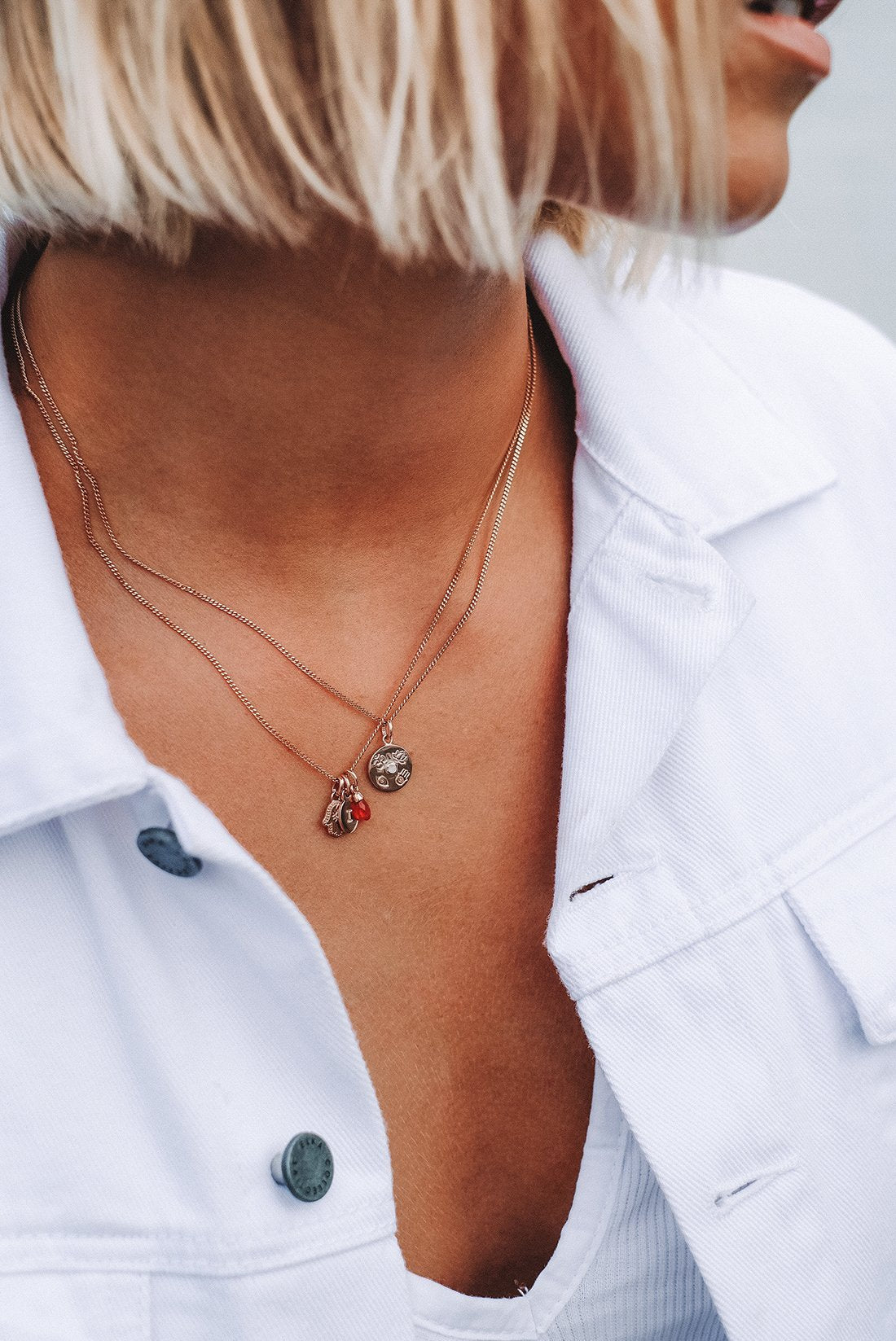 BESPOKE CURB CHAIN (18K ROSE GOLD VERMEIL) IMAGE 2