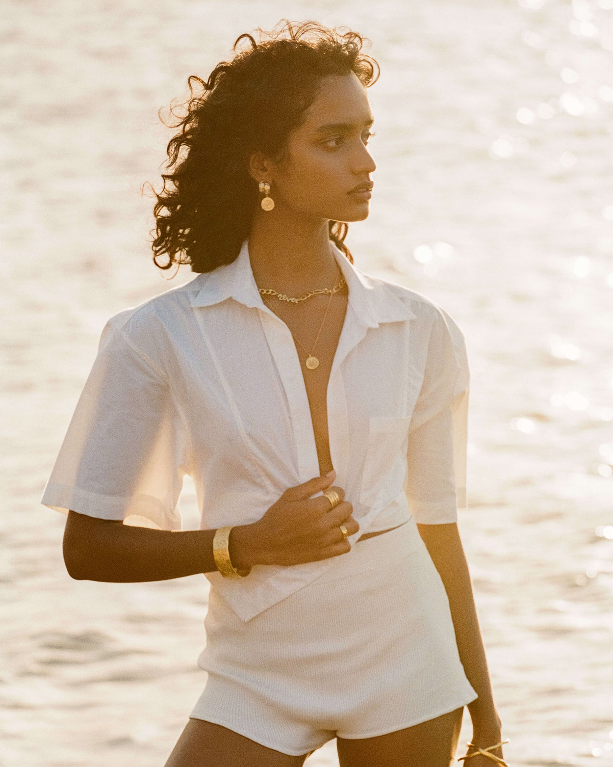 REVER CHAIN NECKLACE (18K GOLD PLATED) IMAGE 8