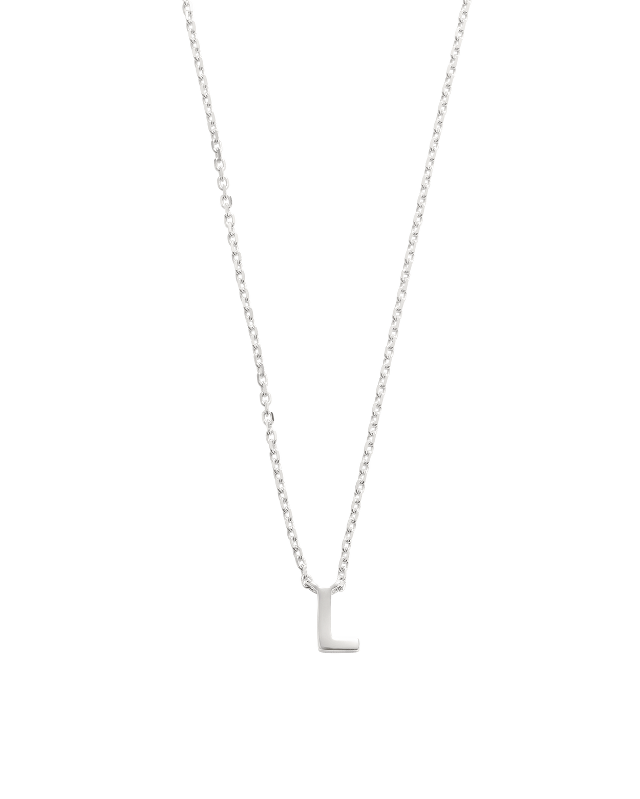 PETITE INITIAL NECKLACE (STERLING SILVER) IMAGE 17