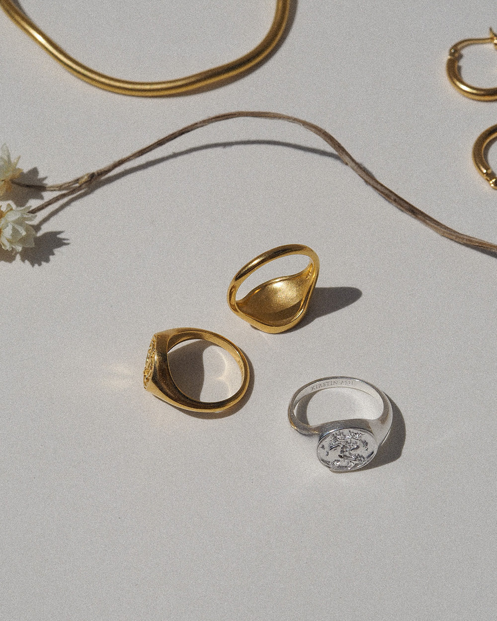 ARIES SIGNET RING (STERLING SILVER) IMAGE 6