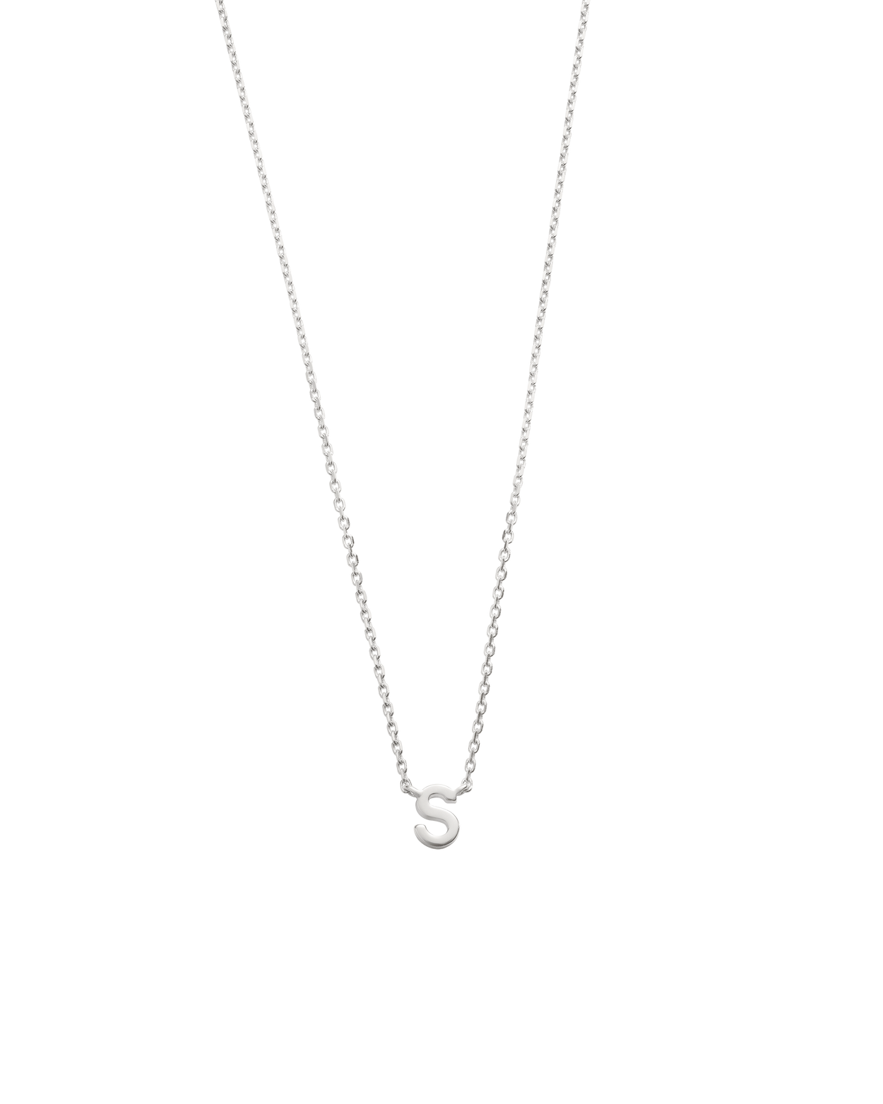 PETITE INITIAL NECKLACE (STERLING SILVER) IMAGE 24