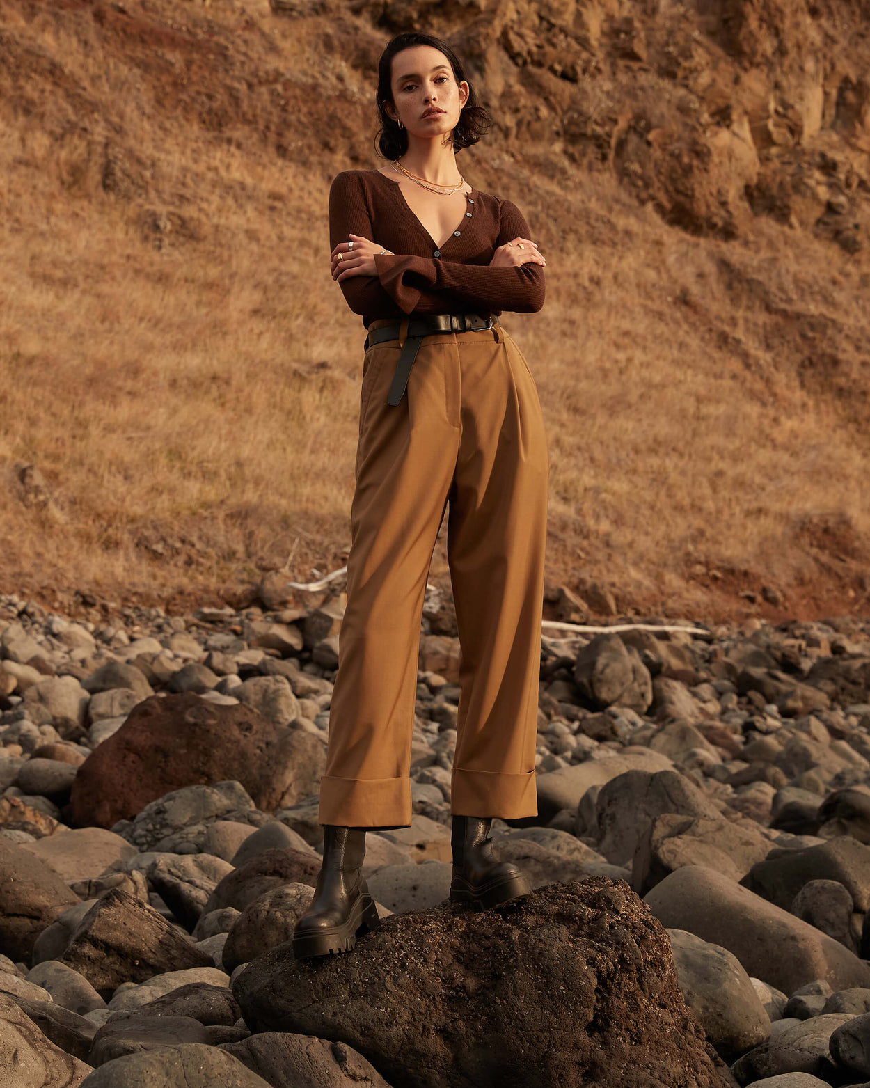 GLOW HOOPS (18K GOLD PLATED) IMAGE 7