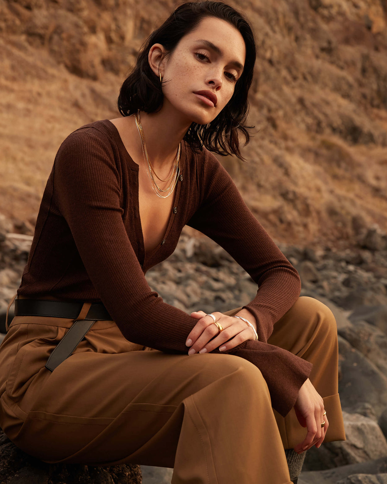 HORIZON HOOPS SMALL (STERLING SILVER) IMAGE 7