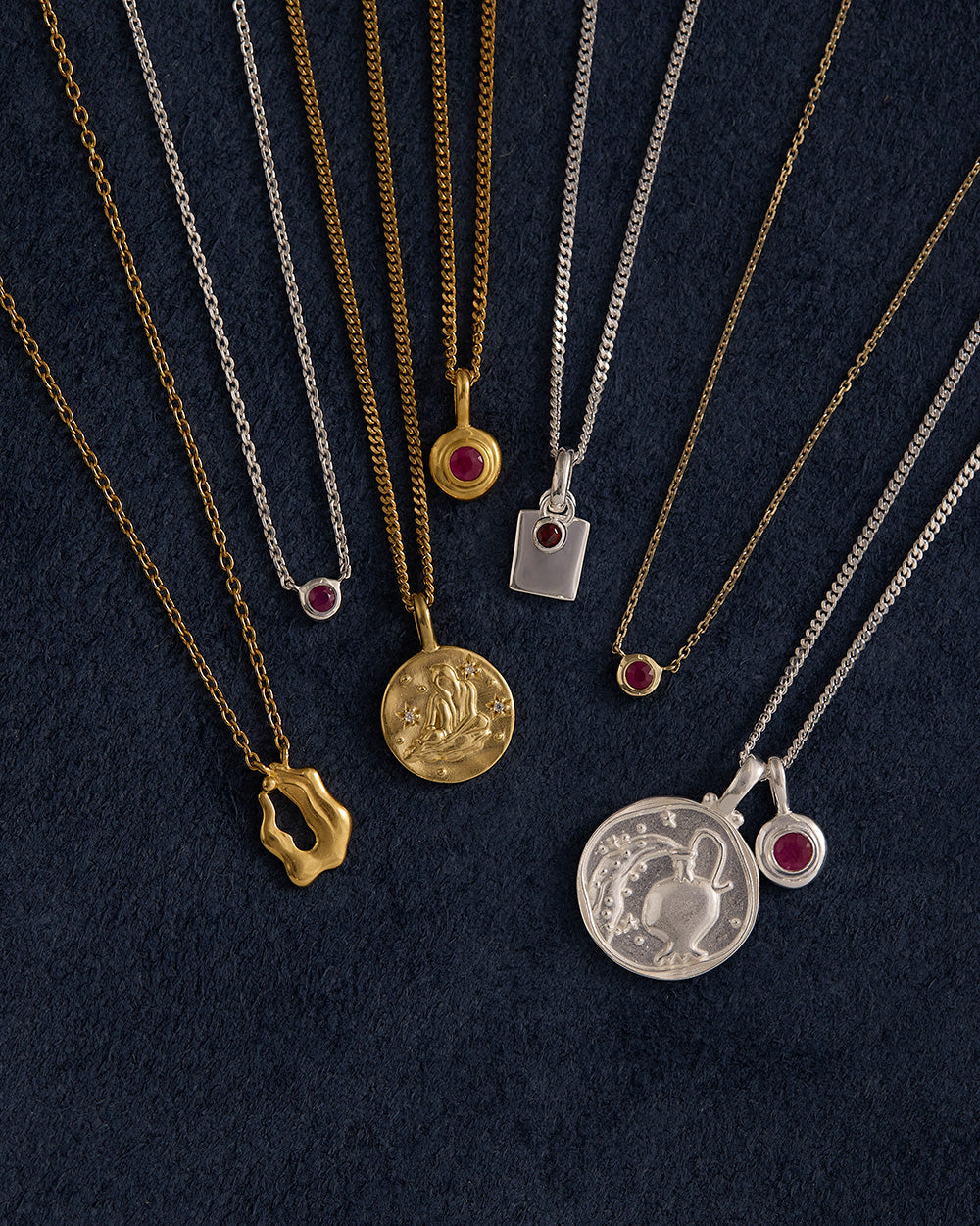 ENGRAVABLE BIRTHSTONE NECKLACE (STERLING SILVER) IMAGE 5