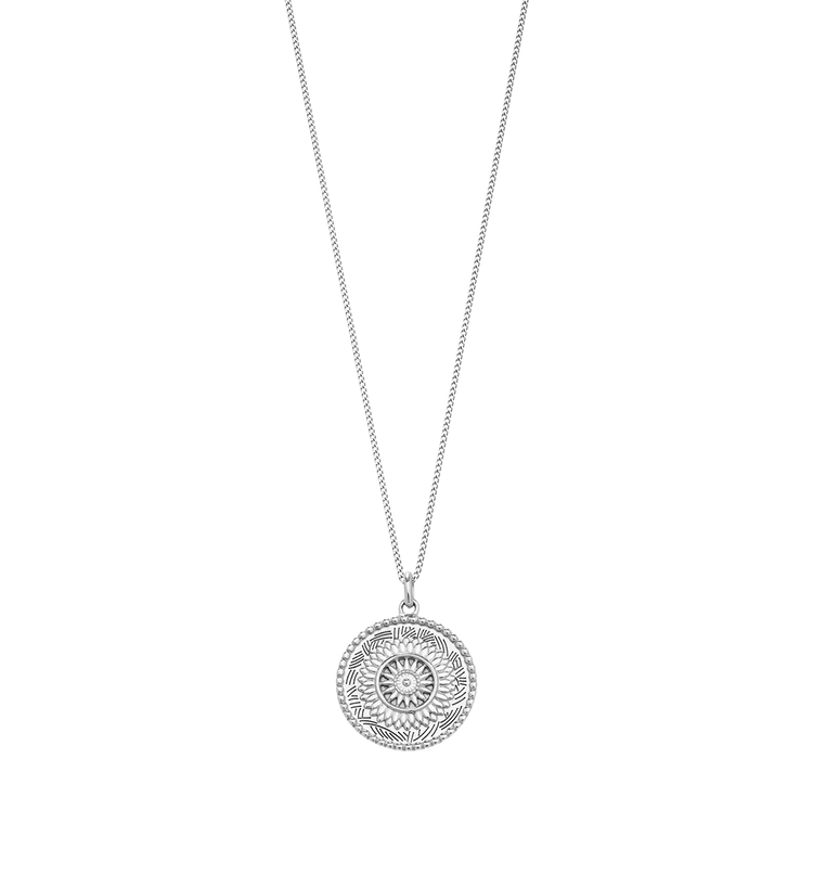 TRAVELLER COIN NECKLACE (STERLING SILVER) IMAGE 1