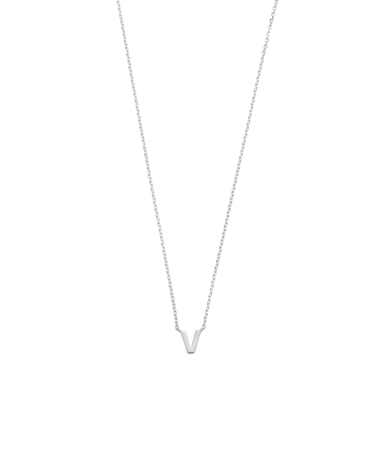 PETITE INITIAL NECKLACE (STERLING SILVER) IMAGE 27