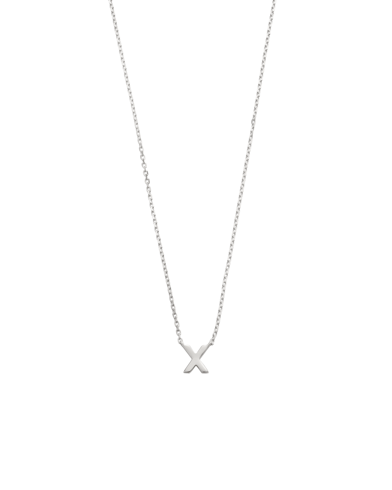 PETITE INITIAL NECKLACE (STERLING SILVER) IMAGE 29