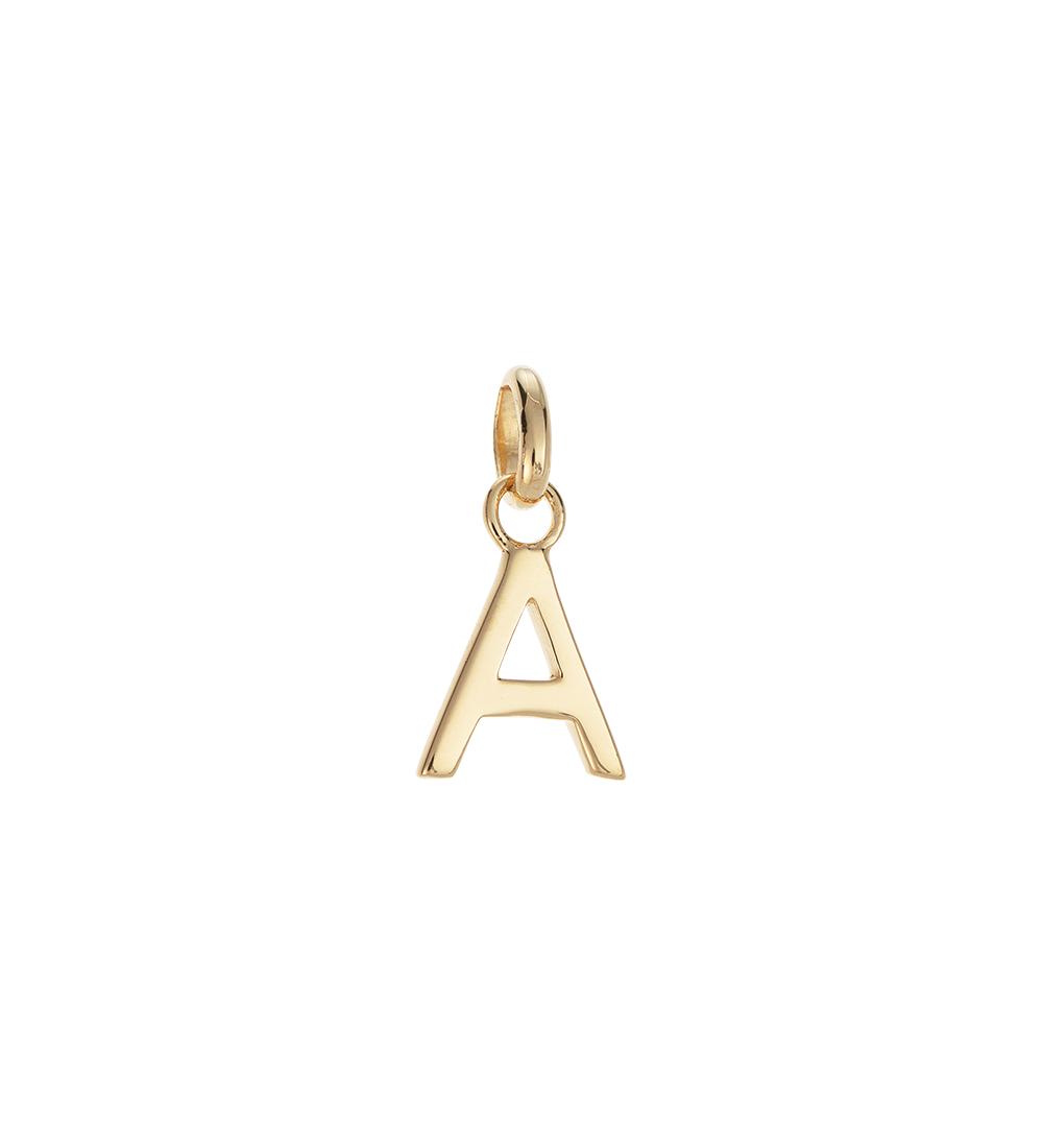 OUTLINE INITIAL A-Z (18K GOLD VERMEIL) IMAGE 8