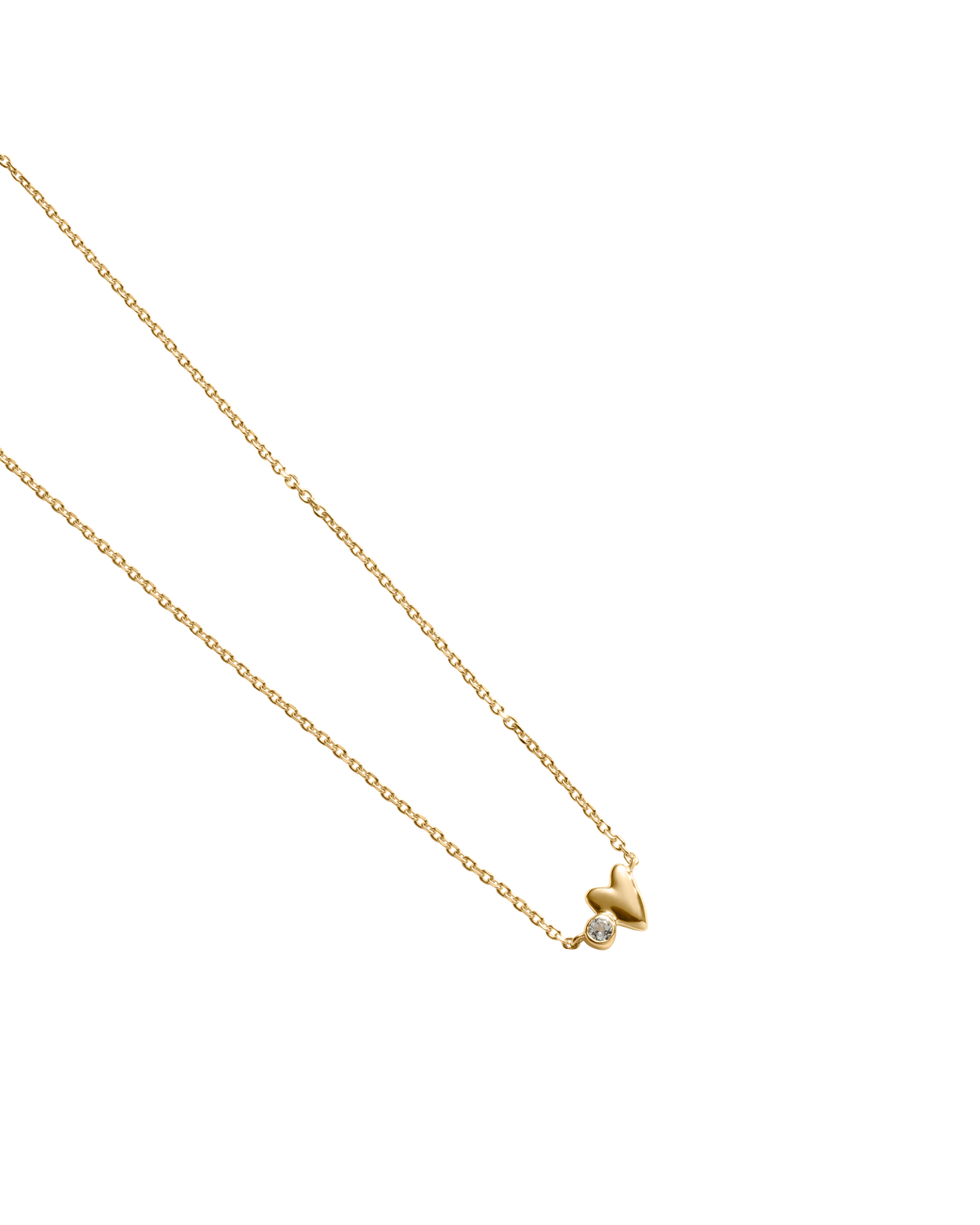 ABODE HEART NECKLACE (18K GOLD VERMEIL)