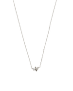 ABODE HEART NECKLACE (STERLING SILVER)