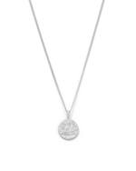 AQUARIUS PETITE ZODIAC NECKLACE (STERLING SILVER) IMAGE 1