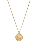 AQUARIUS ZODIAC NECKLACE (18K GOLD VERMEIL) IMAGE 1
