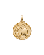AQUARIUS ZODIAC (18K GOLD VERMEIL) IMAGE 1