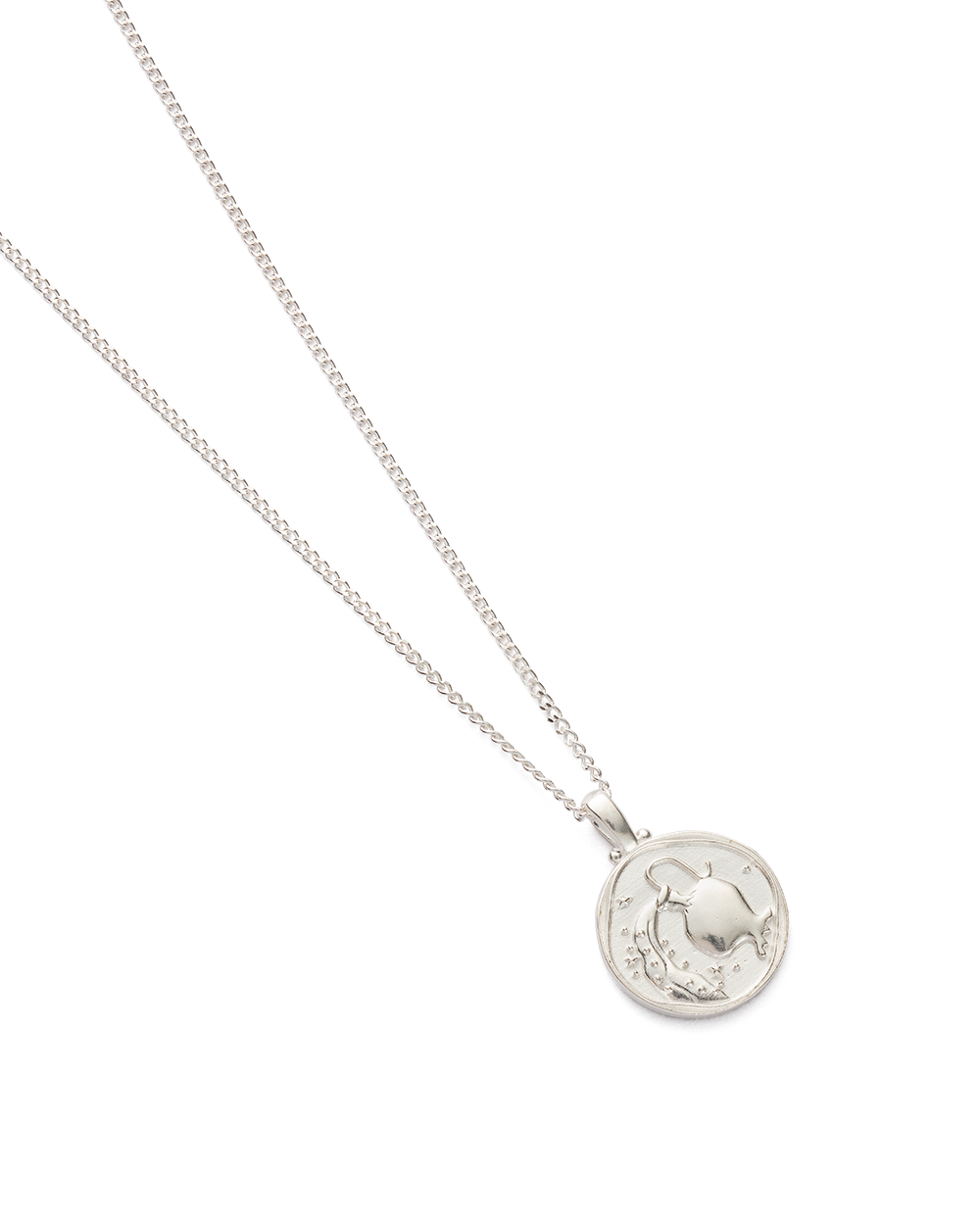 AQUARIUS ZODIAC (STERLING SILVER) IMAGE 4