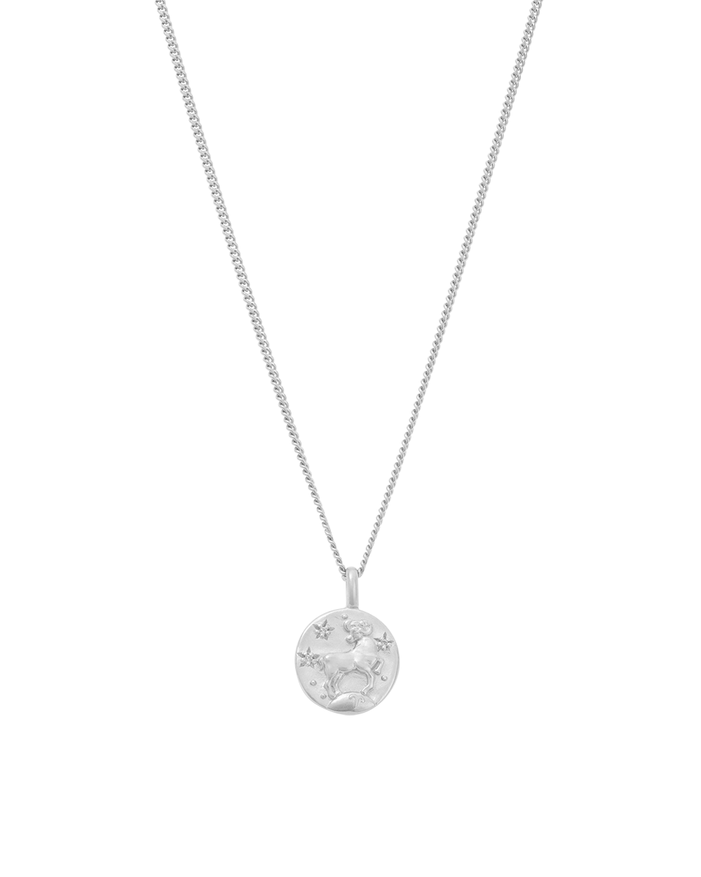 PETITE ZODIAC NECKLACE (STERLING SILVER)