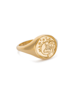 ARIES SIGNET RING (18K GOLD VERMEIL) IMAGE 1