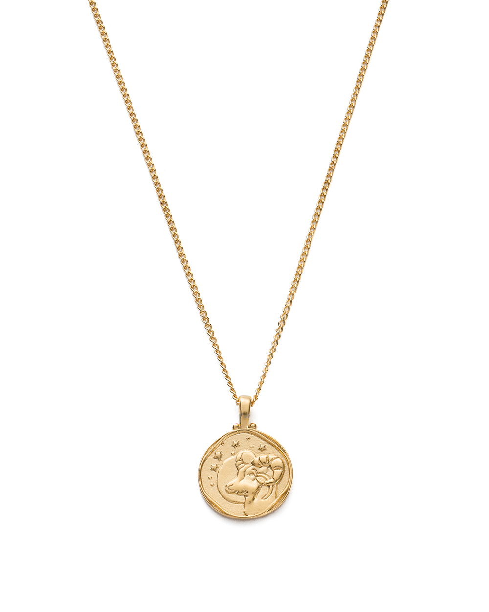 ARIES ZODIAC NECKLACE (18K GOLD VERMEIL) IMAGE 1