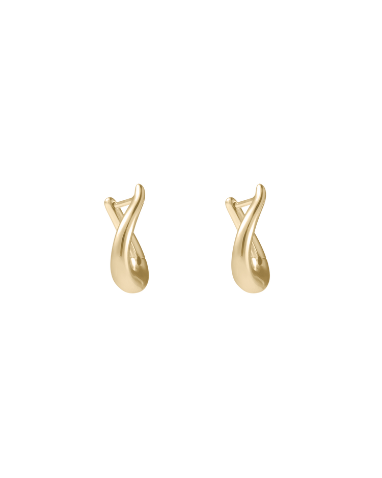 ARISE HOOPS (18K GOLD PLATED) IMAGE 1
