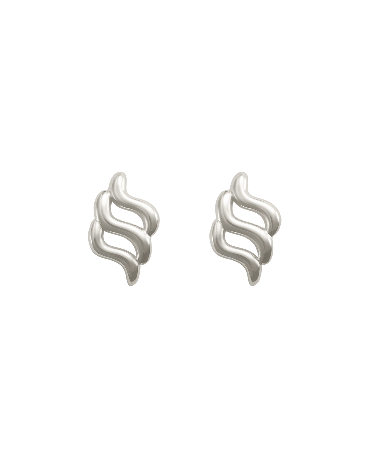 ARISE OVERSIZED STUDS (STERLING SILVER) IMAGE 1