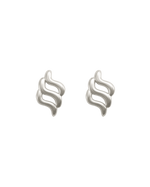 ARISE OVERSIZED STUDS (STERLING SILVER) IMAGE 1