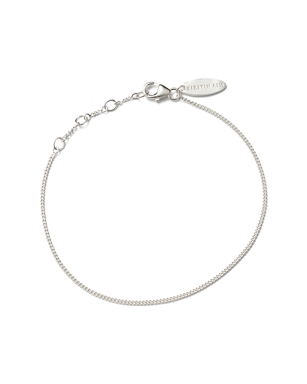 BESPOKE CURB BRACELET (STERLING SILVER) IMAGE 1