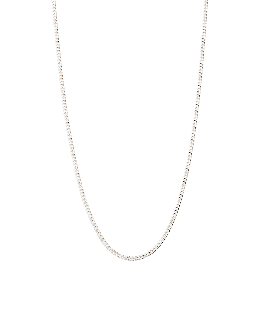 BESPOKE CURB CHAIN (STERLING SILVER) IMAGE 1