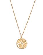 BY THE SEA COIN NECKLACE (18K GOLD VERMEIL) - IMAGE 1