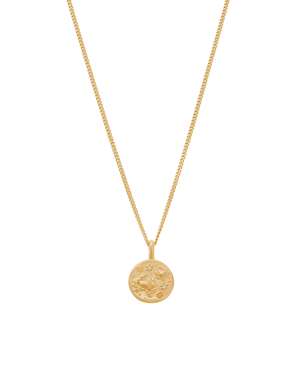 PETITE ZODIAC NECKLACE (18K GOLD VERMEIL)