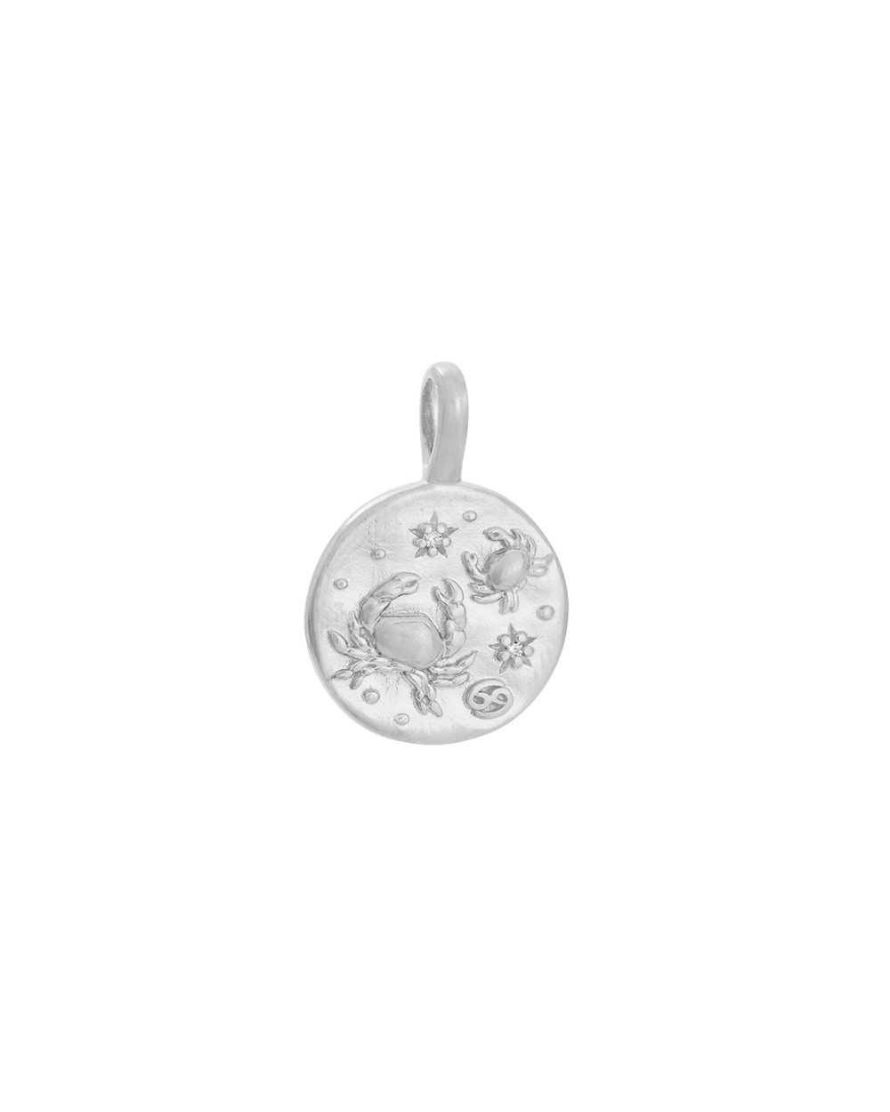 CANCER PETITE ZODIAC (STERLING SILVER)