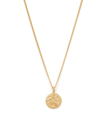 CAPRICORN PETITE ZODIAC NECKLACE (18K GOLD VERMEIL)