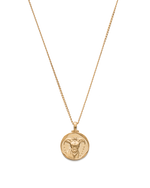 CAPRICORN ZODIAC NECKLACE (18K GOLD VERMEIL) IMAGE 1