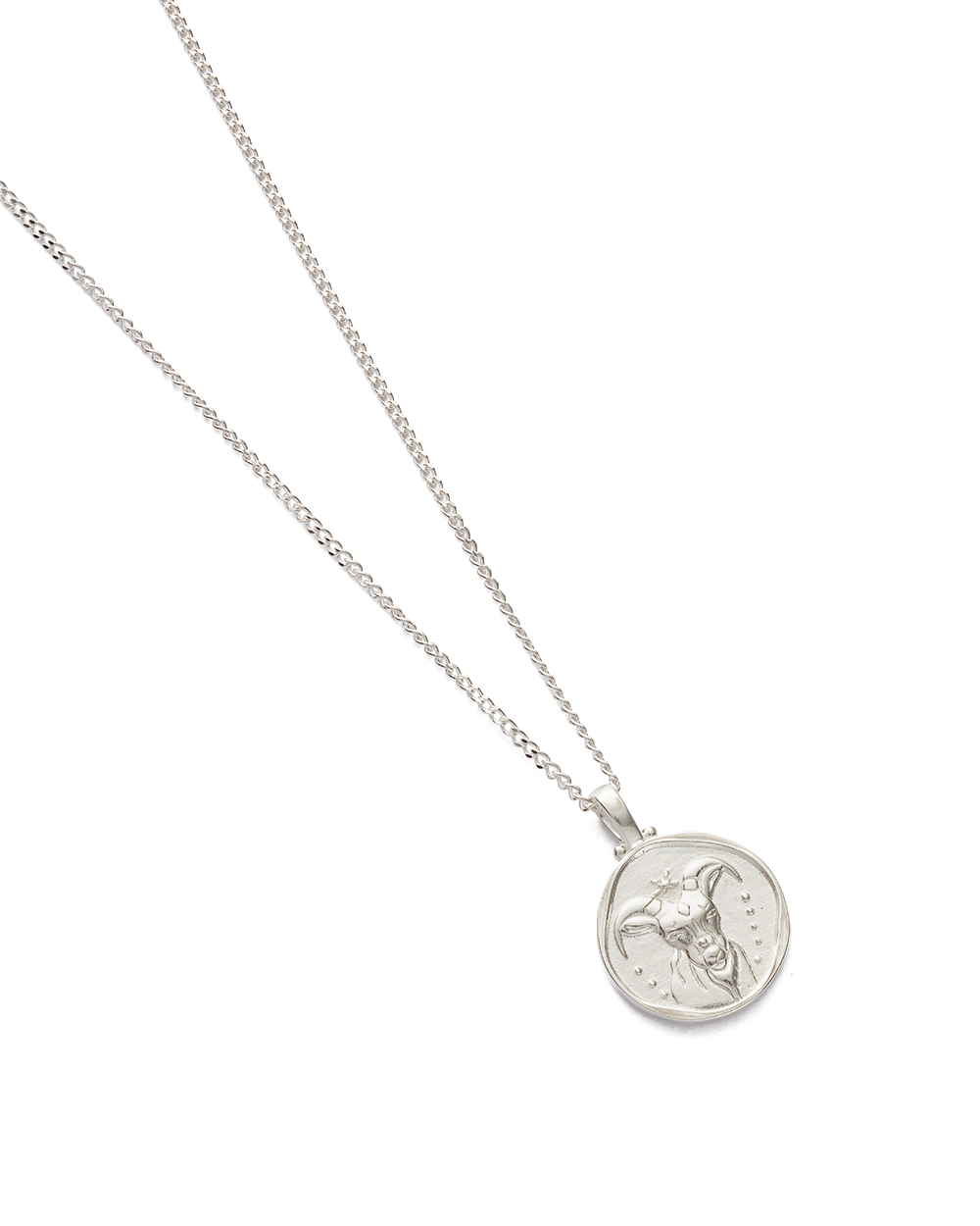 CAPRICORN ZODIAC NECKLACE (STERLING SILVER) IMAGE 4