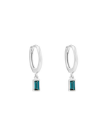 CENTRA DROP HOOPS (STERLING SILVER) IMAGE 1