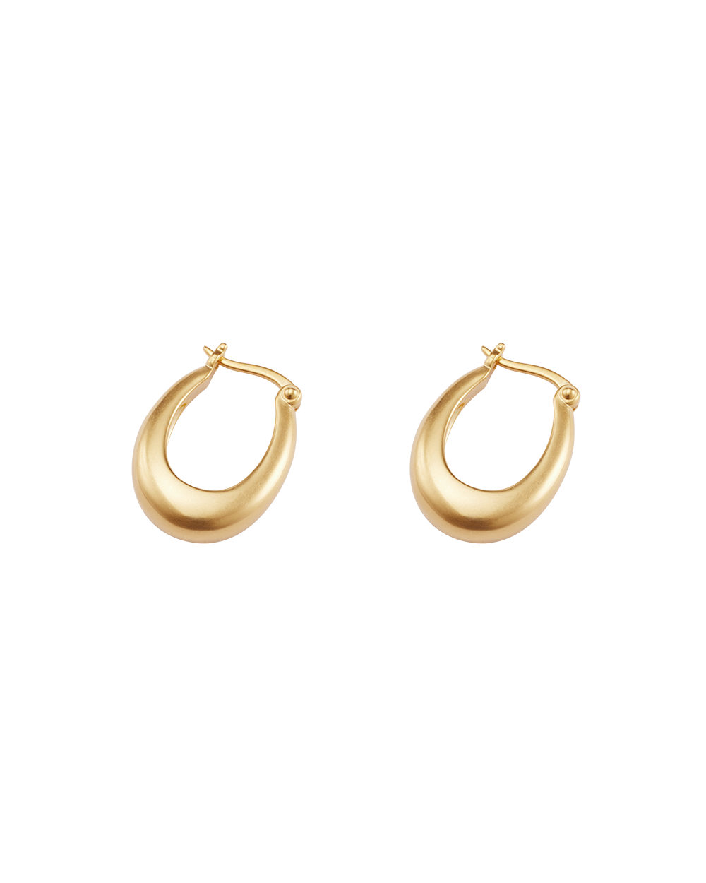 CENTRA HOOPS (18K GOLD PLATED) IMAGE 6