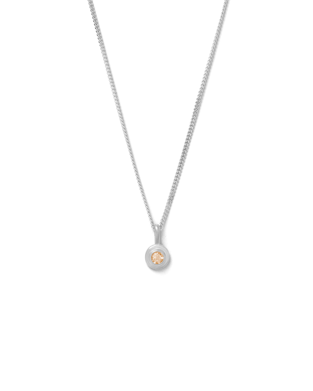 BIRTHSTONE NECKLACE (STERLING SILVER) IMAGE 15