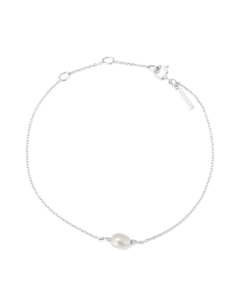 CLASSIC PEARL BRACELET (STERLING SILVER) IMAGE 1