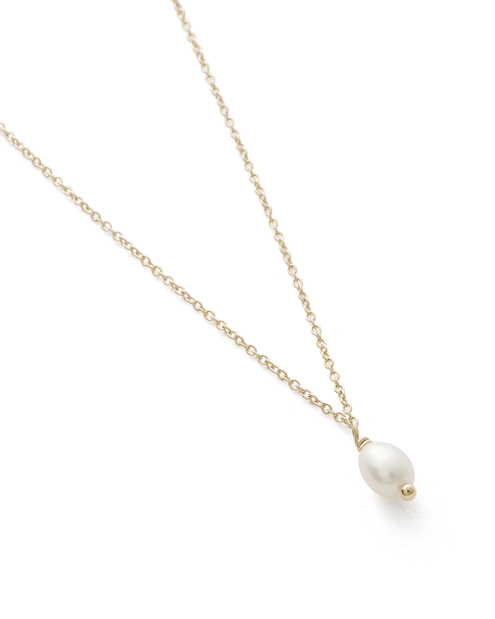 CLASSIC PEARL NECKLACE (9K GOLD) IMAGE 5