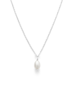 CLASSIC PEARL NECKLACE (STERLING SILVER)