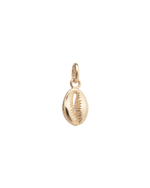 COWRIE SHELL CHARM (18K GOLD VERMEIL) - IMAGE 1